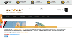 Desktop Screenshot of marroquineriaymaletas.es