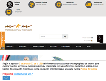 Tablet Screenshot of marroquineriaymaletas.es